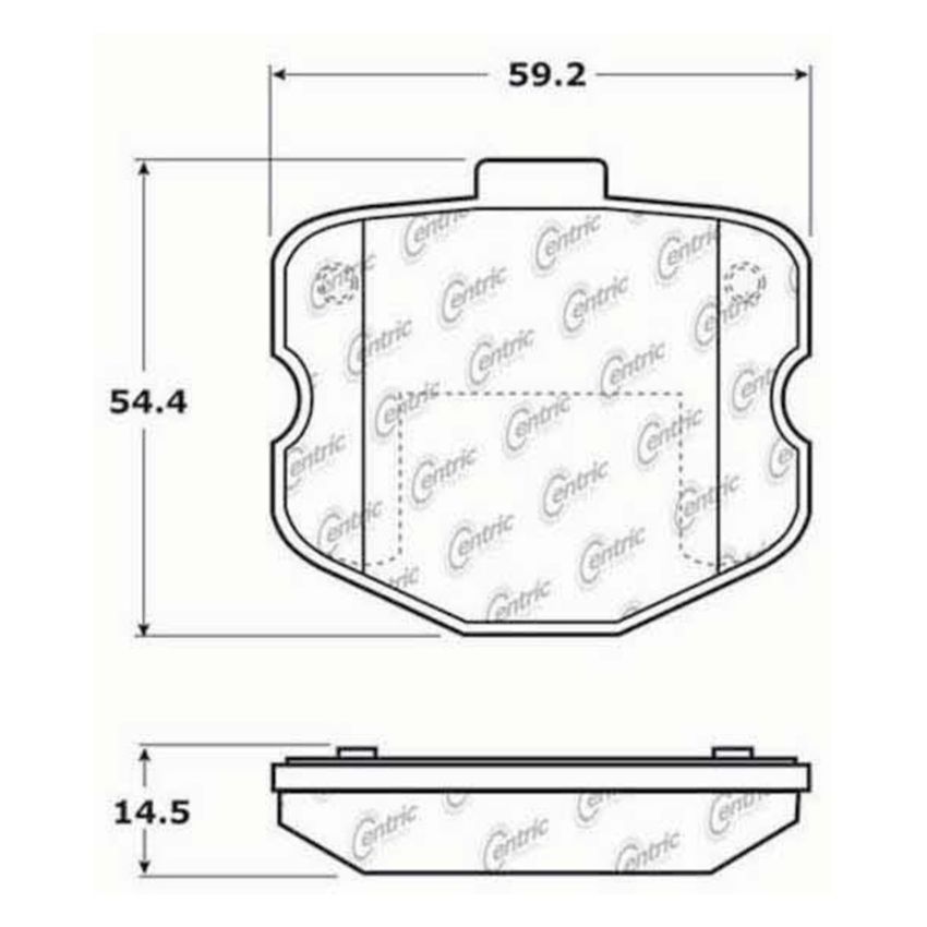 StopTech Street Touring 06-09 Chevrolet Corvette Z06 Front Brake Pads