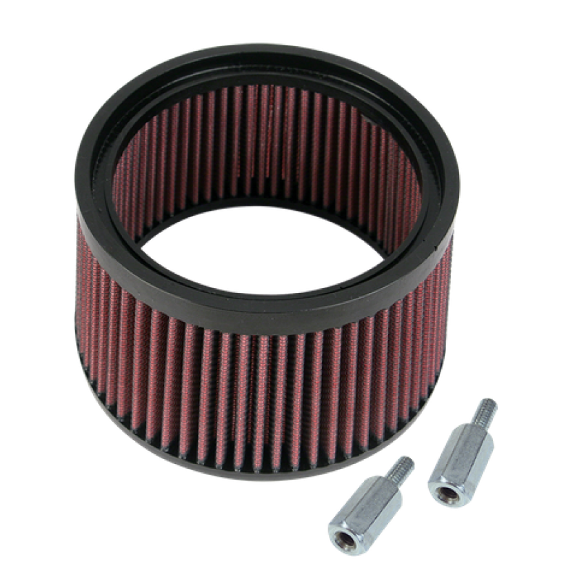 S&S Cycle 170-0127 1in Taller Pleated Stealth Air Filter Kit