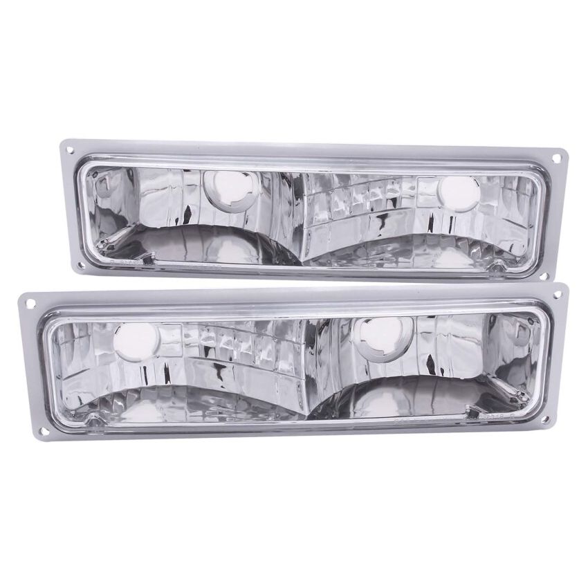ANZO 1988-1998 Chevrolet C1500 Euro Parking Lights Chrome