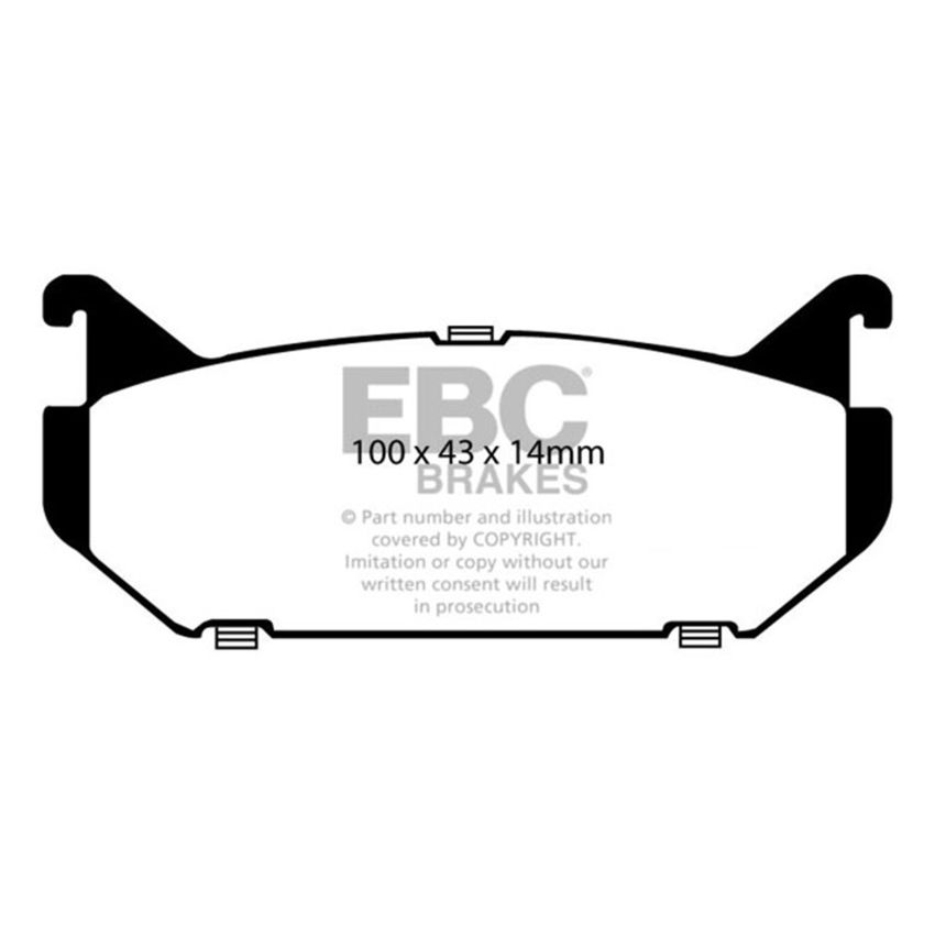 EBC UD584 93-97 Ford Probe 2.0 16v Ultimax2 Rear Brake Pads