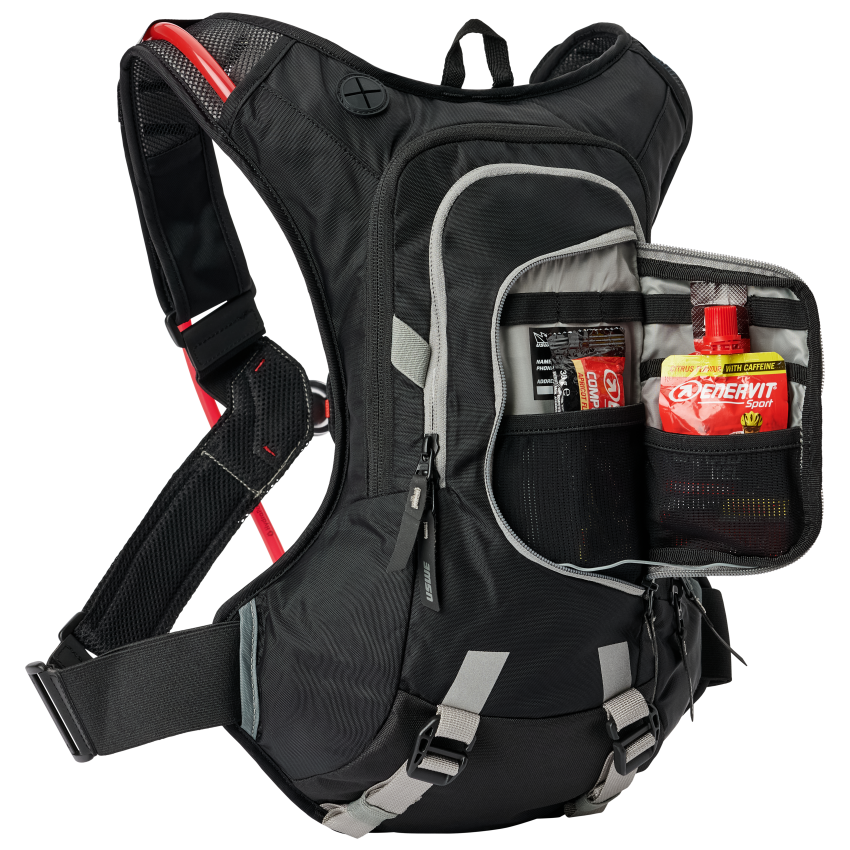 USWE 208059001 Moto Hydro XTR Dirt Biking Hydration Pack 8L - Black