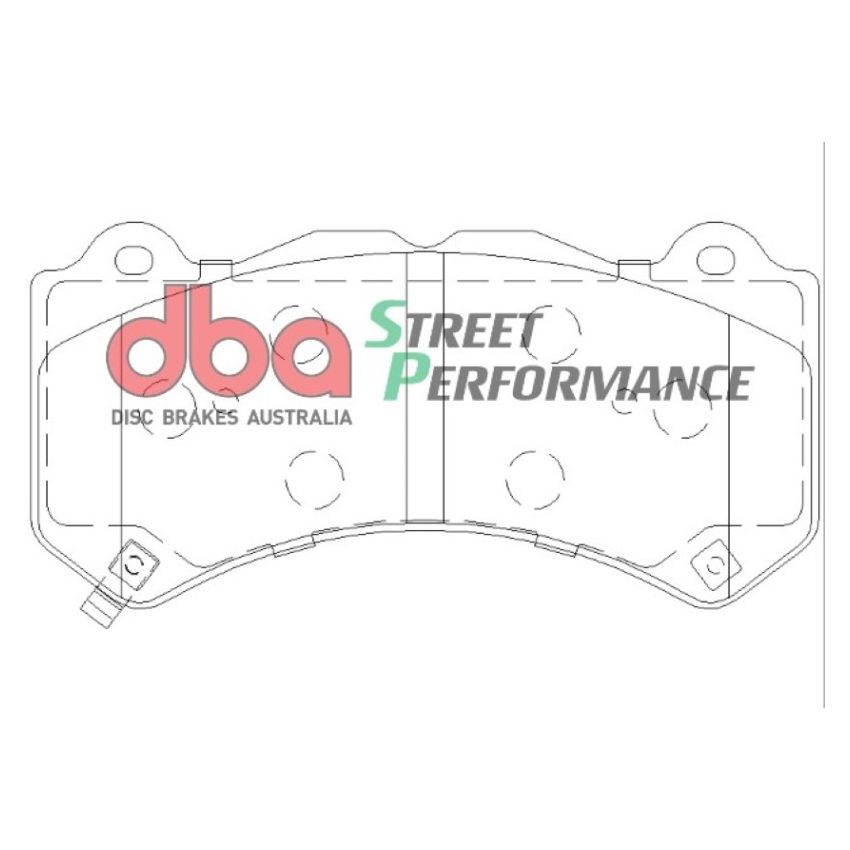 DBA DB2375SP 07-22 Nissan GT-R R35 Front Street Performance Brake Pad Kit