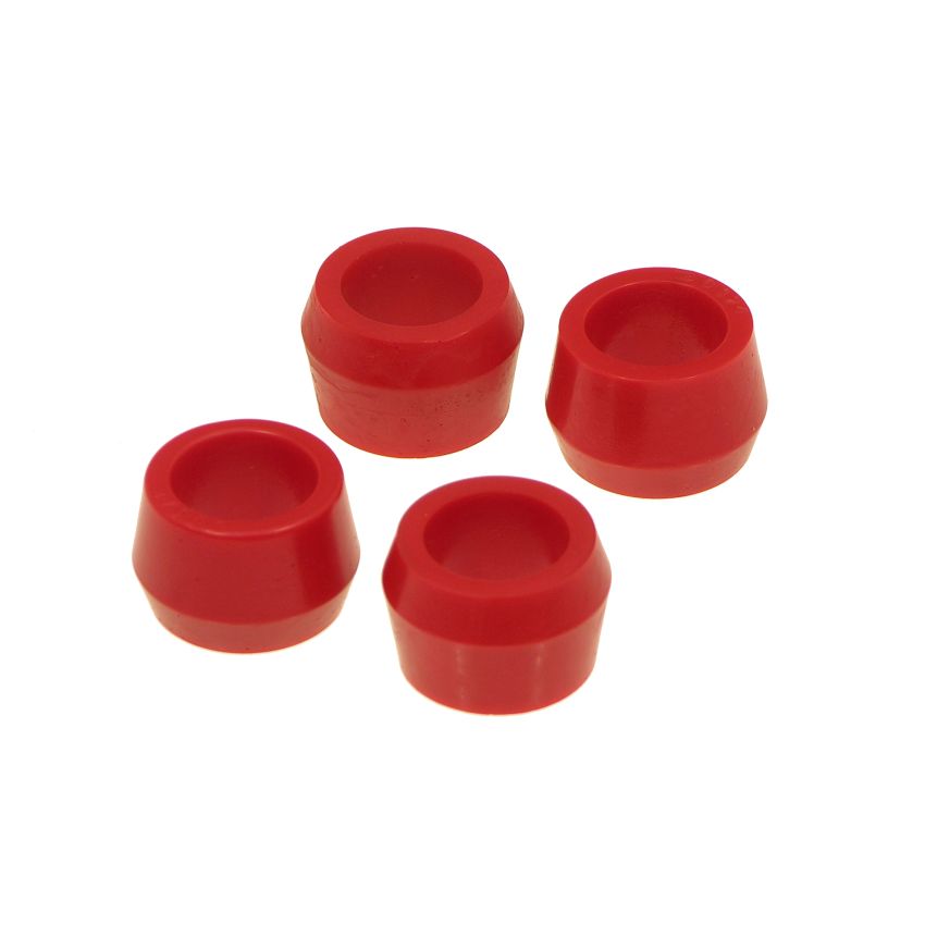 Prothane Universal Shock Bushings - Small Hourglass - 3/4 ID - Red
