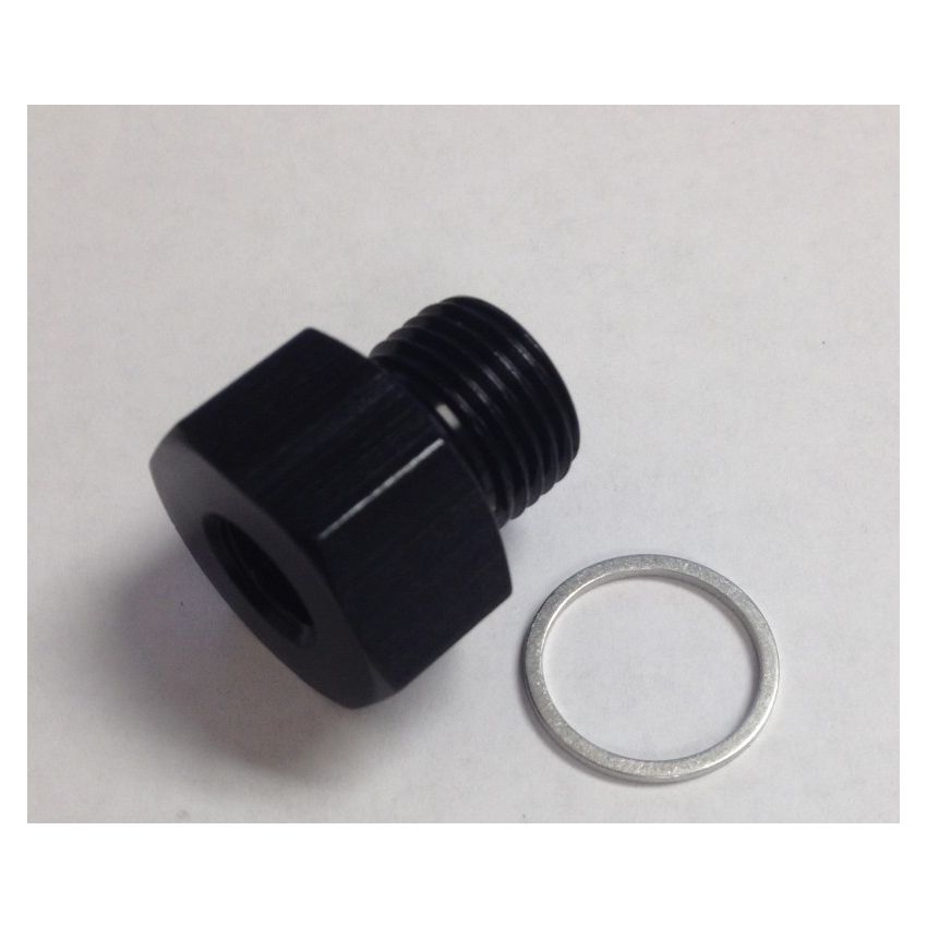 FRAGOLA FRG493020-BL Temp Probe Adapter Fitting For GM LS Black