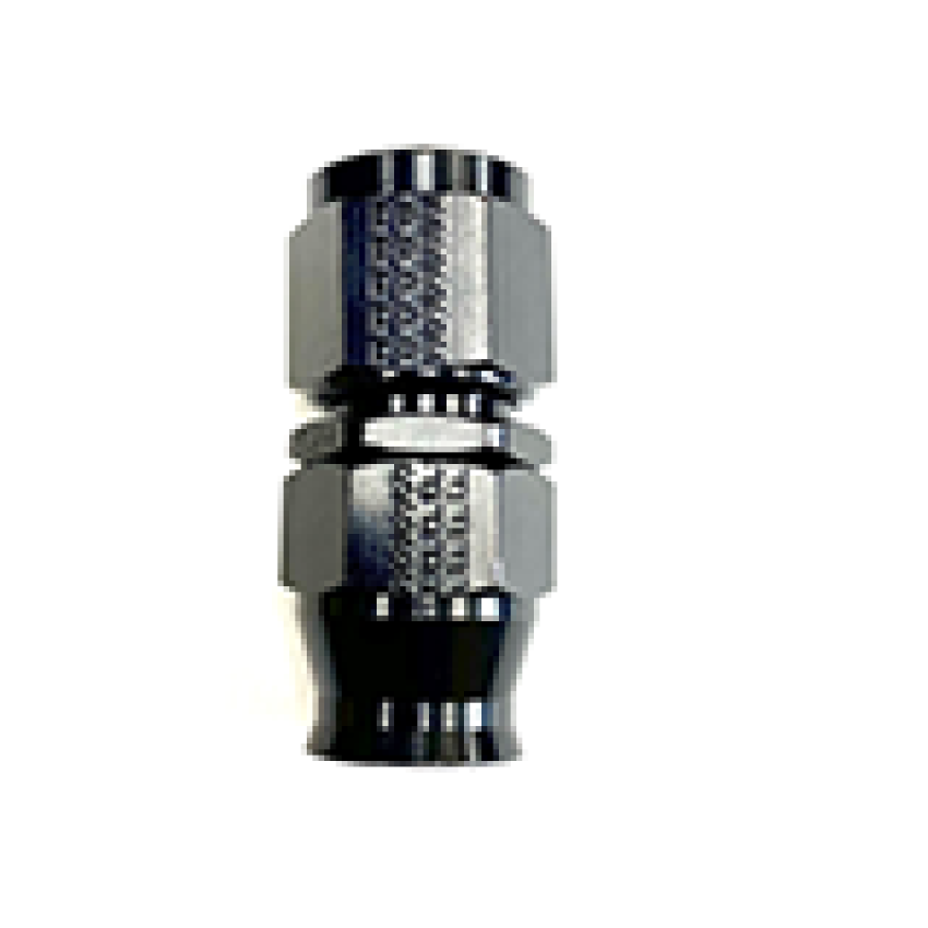 FRAGOLA FRG680104-BL Hose Fitting #4 Straight PTFE Black