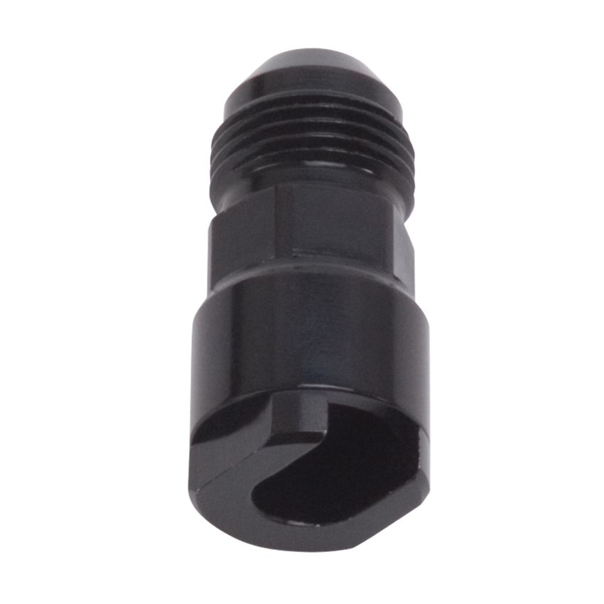 Russell Performance -8AN Male to 3/8in SAE Quick-Disconnect Female (Black Single)