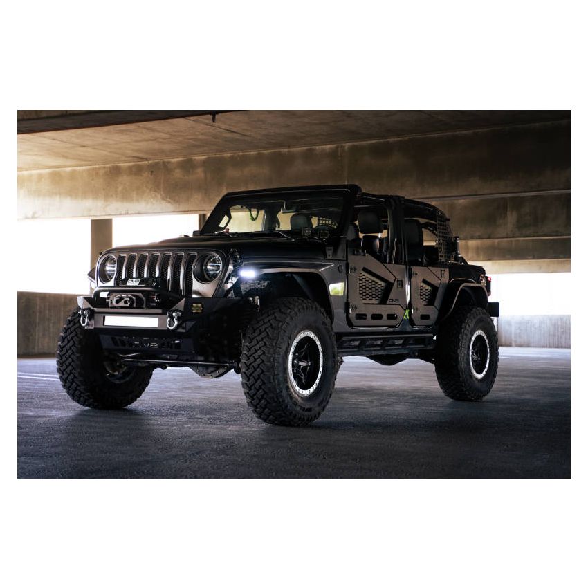 DV8 Offroad FDJL-07 18-23 Jeep Wrangler JL Slim Fender Flares