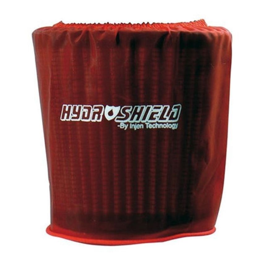 Injen Red Water Repellant Pre-Filter fits X-1010 X-1011 X-1017 X-1020 5in Base/5in Tall/4in Top