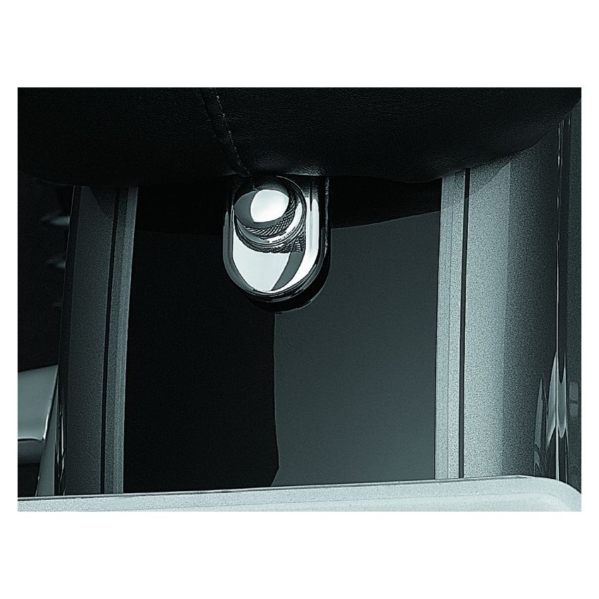 Kuryakyn 9035 Seat Beauty Cap & Thumb Screw Combo Chrome