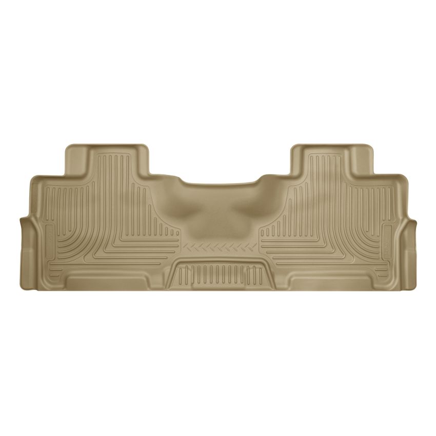 Husky Liners 2015 Ford Expedition/Lincoln Navigator WeatherBeater 2nd Row Tan Floor Liner