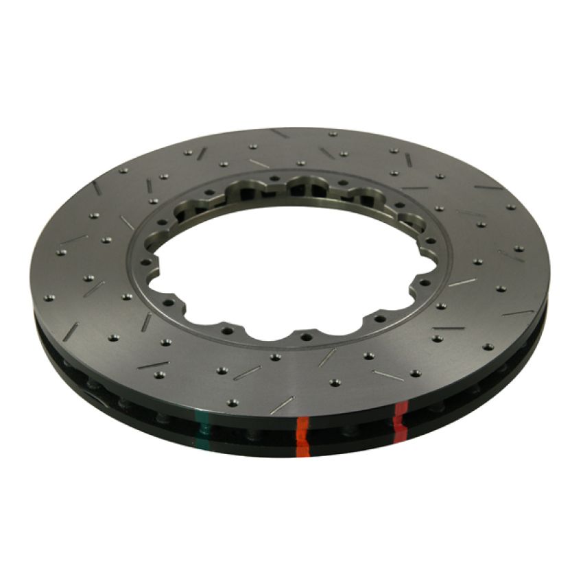 DBA 2004 WRX STi (5x100) Front Cross Drilled & Slotted 5000 Series Replacement Rotor Rings