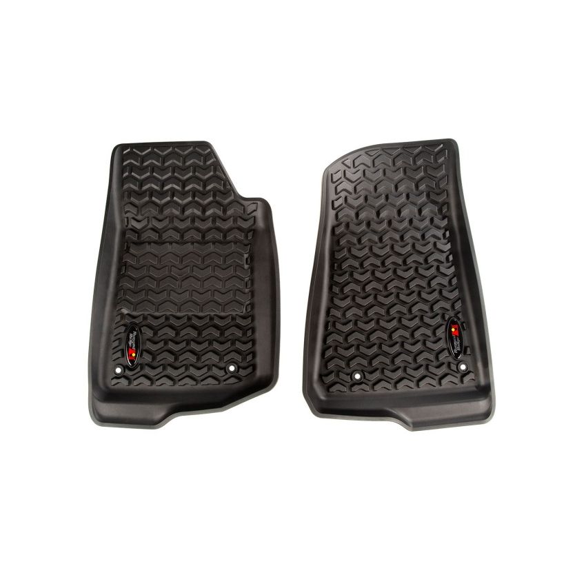 Front Floor Liners Black 18-  Jeep Wrangler JL