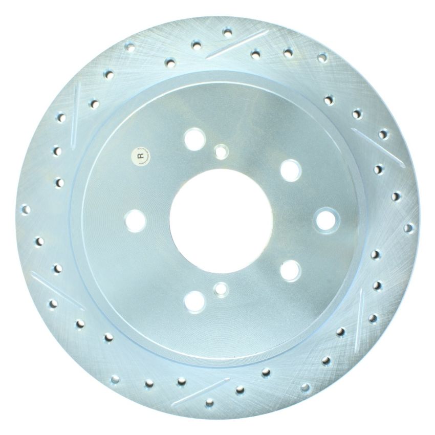 StopTech 89-96 Nissan 300ZX Select Sport Slotted & Drilled Right Rear Brake Rotor