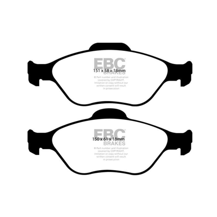 EBC DP2197/2 08+ Lotus 2-Eleven 1.8 Supercharged Greenstuff Front Brake Pads
