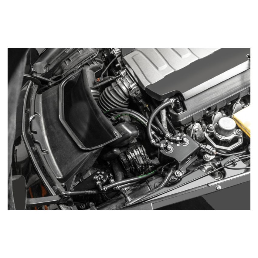 Radium Engineering 20-0987-FL Radium 14-19 Chevrolet Corvette LT1 CCV Fluid Lock Triple Catch Can Kit
