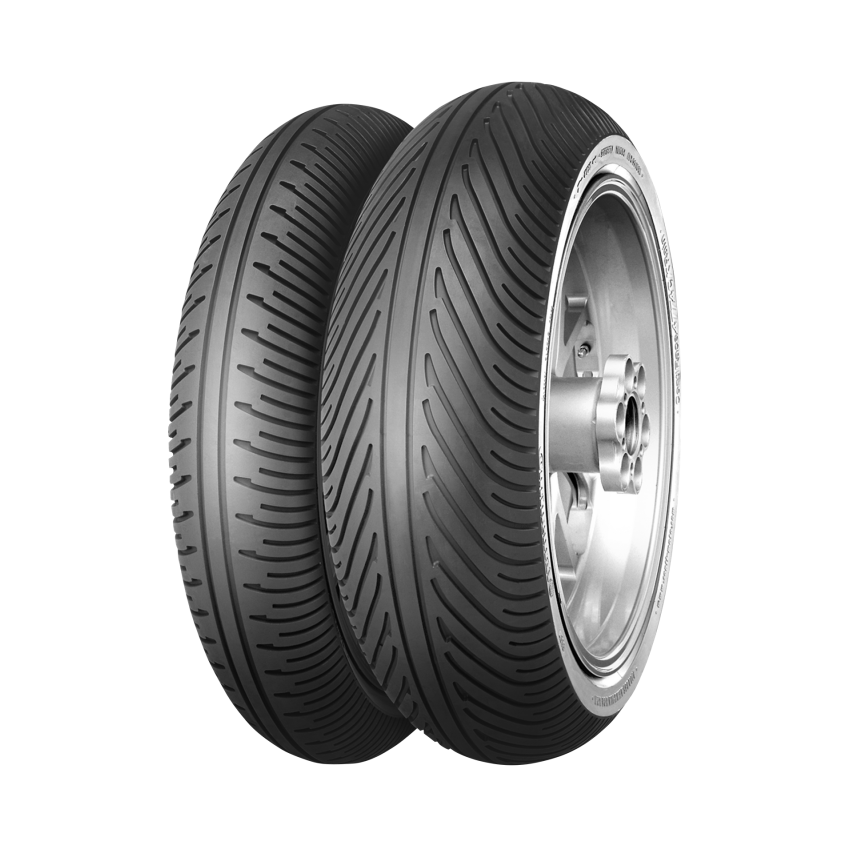 Continental Tire 02442630000 Continental ContiRaceAttack Rain NHS - 120/70 R17 TL Front