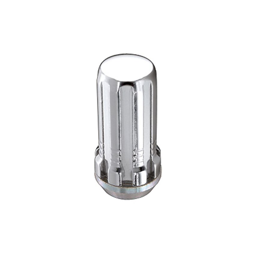 McGard SplineDrive Lug Nut (Cone Seat) M14X1.5 / 1.648in. Length (Box of 50) - Chrome (Req. Tool)