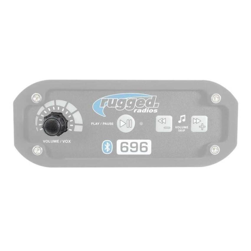 Rugged Radios KNOBS-RRP696 Replacement Volume and VOX Knob Set for 696 696 Plus and STX Intercoms