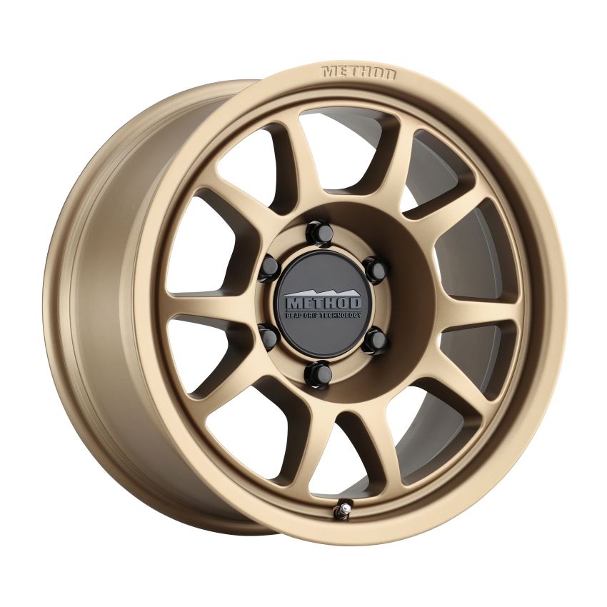 Method Wheels MR70278560900 Method MR702 17x8.5 0mm Offset 6x5.5 106.25mm CB Method Bronze Wheel