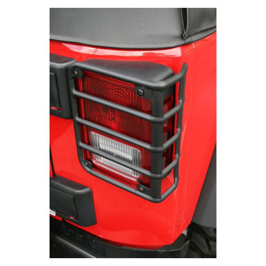 Rugged Ridge 07-18 Jeep Wrangler Black Tail Light Euro Guards