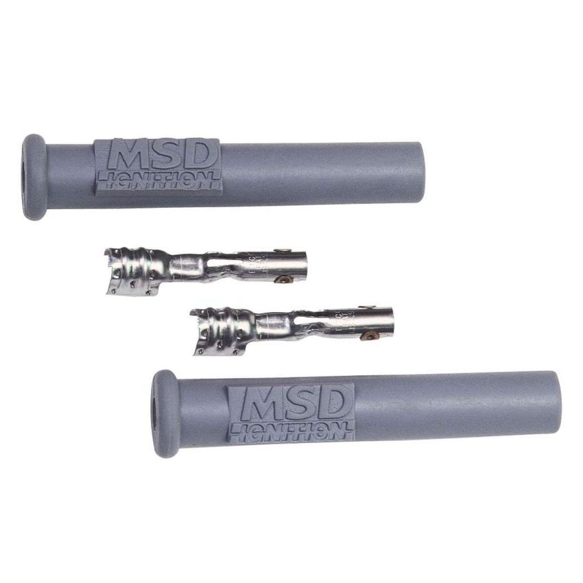 MSD IGNITION MSD3301 Straight Spark Plug Boots- 2 Per Card
