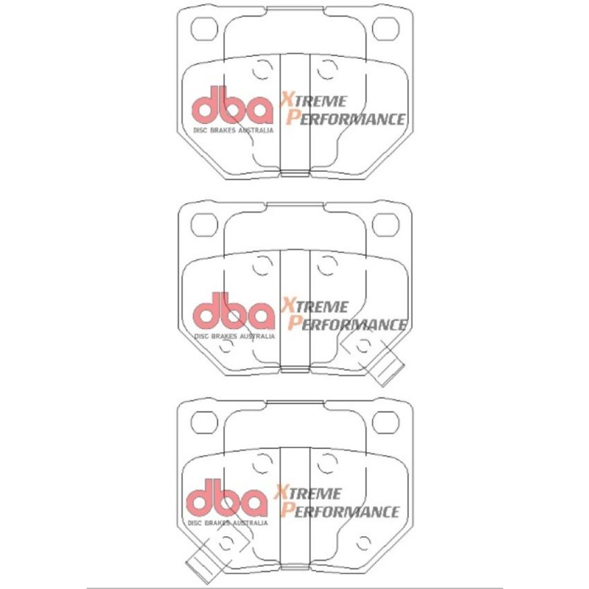 DBA 06-07 Subaru WRX XP650 Rear Brake Pads