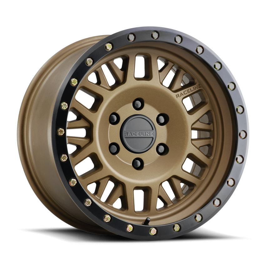 Raceline 951BZ Ryno 16x8in / 6x139.7 BP / 0mm Offset / 106.1mm Bore - Bronze Wheel