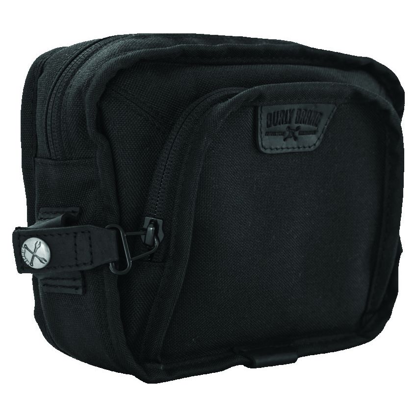 Burly Brand B15-1012B Handlebar Bag - Black