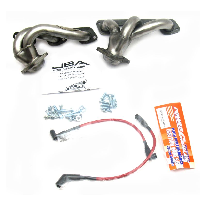 JBA 1528S 07-11 Jeep 3.8L V6 1-1/2in Primary Raw 409SS Cat4Ward Header