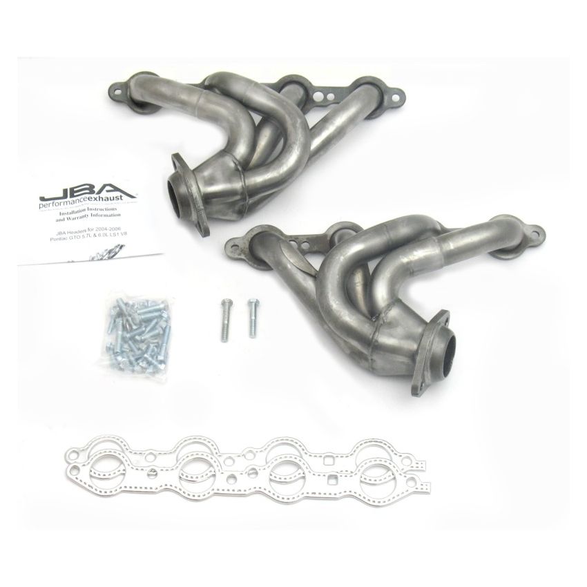 JBA 04-06 Pontiac GTO 5.7/6.0L LS 1-5/8in Primary Raw 409SS Cat4Ward Header