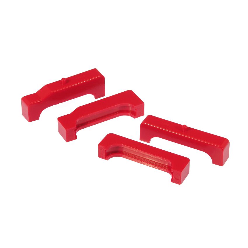 Prothane 88-98 Chevy Truck Big Block Radiator Insolators - Red