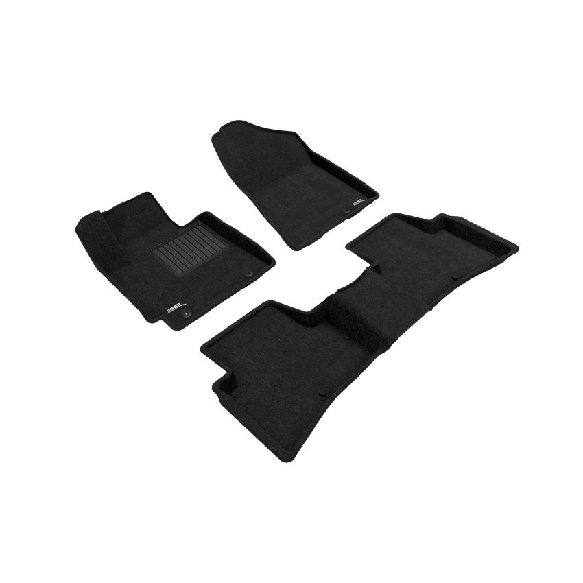 3D Maxpider 16-18 Hyundai Tucson Elegant 1st 2nd Row - Floor Mat Set (Black)
