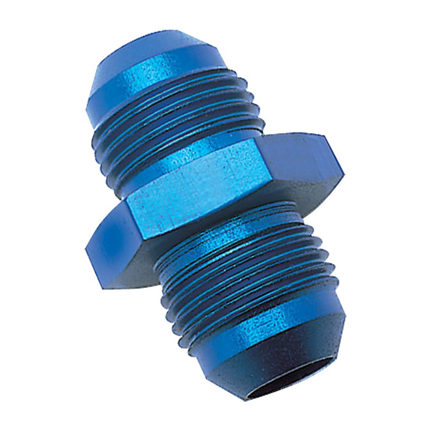 Russell Performance -10 AN Flare Union (Blue)