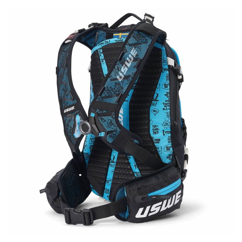 USWE 2252826 Flow MTB Protector Pack 25L - Black/Malmoe Blue
