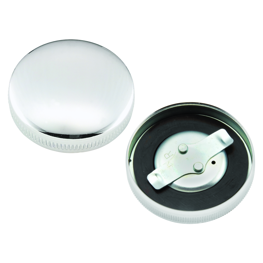 Bikers Choice 490446 36-E73 Chrome Early Nonvent Gas Cap Fatbob Tank Left Side Replaces H-D 61103-65