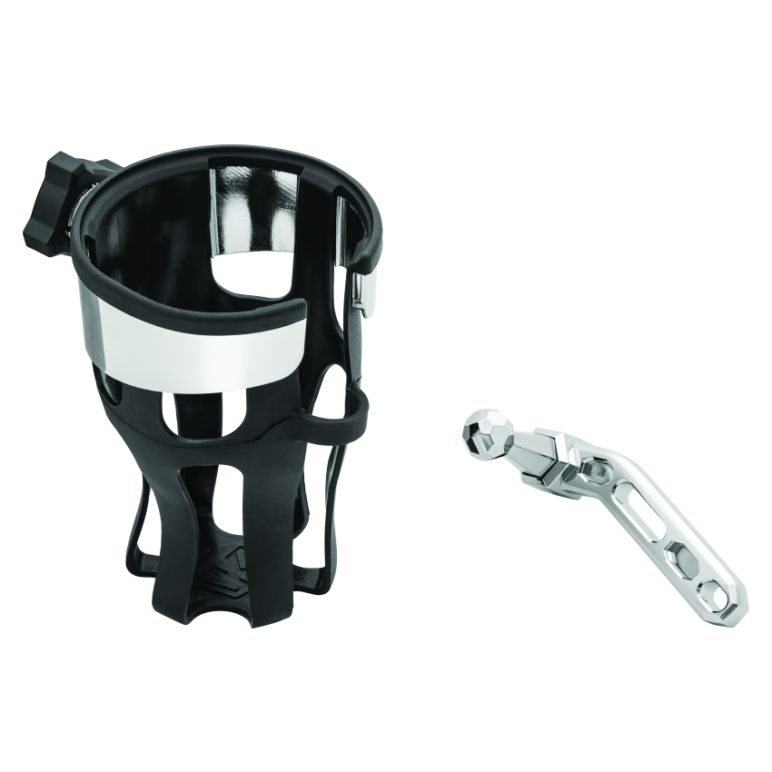 Kuryakyn 6484 Reflex Drink Holder-Perch Mount Chrome