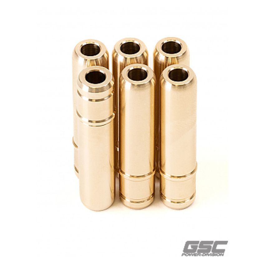 GSC Power Division 3146-6 GSC P-D Toyota G16E Manganese Bronze Intake Valve Guide Stopper Style - Set of 6