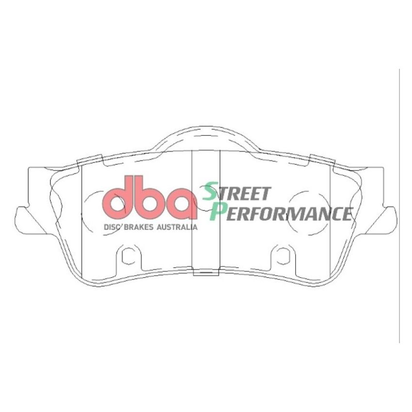 DBA 08-09 Pontiac G8 3.6 Base/6.0 SP500 Rear Brake Pads