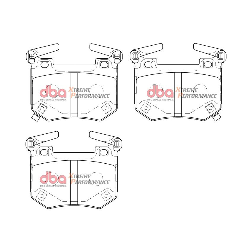 DBA DB15004XP 2018+ Kia Stinger V6 Twin Turbo XP Performance Rear Brake Pads