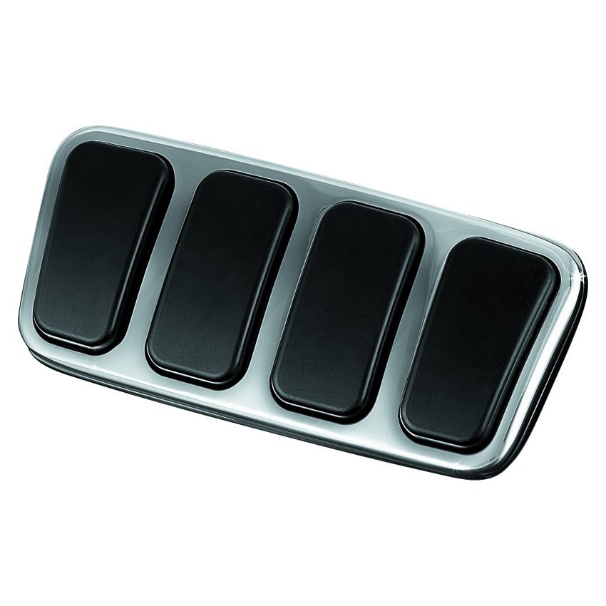 Kuryakyn 8849 Brake Pedal Pad For Honda Chrome