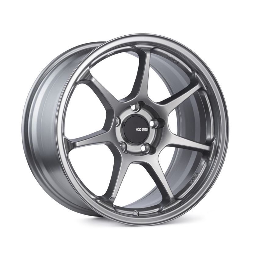 Enkei 535-895-1245GR TS-7 18x9.5 5x120 45mm Offset 72.6mm Bore Storm Gray Wheel