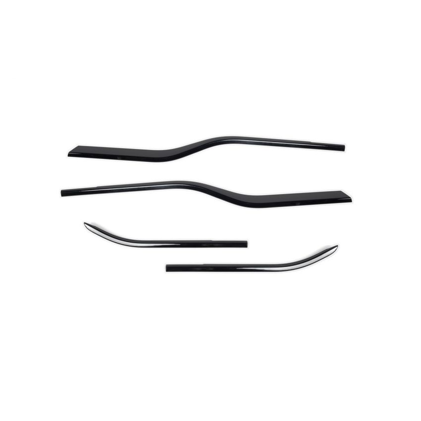 Putco 98561 15-20 Ford F-150 - SuperCrew (ABS Window Trim) Tinted Window Trim Accents