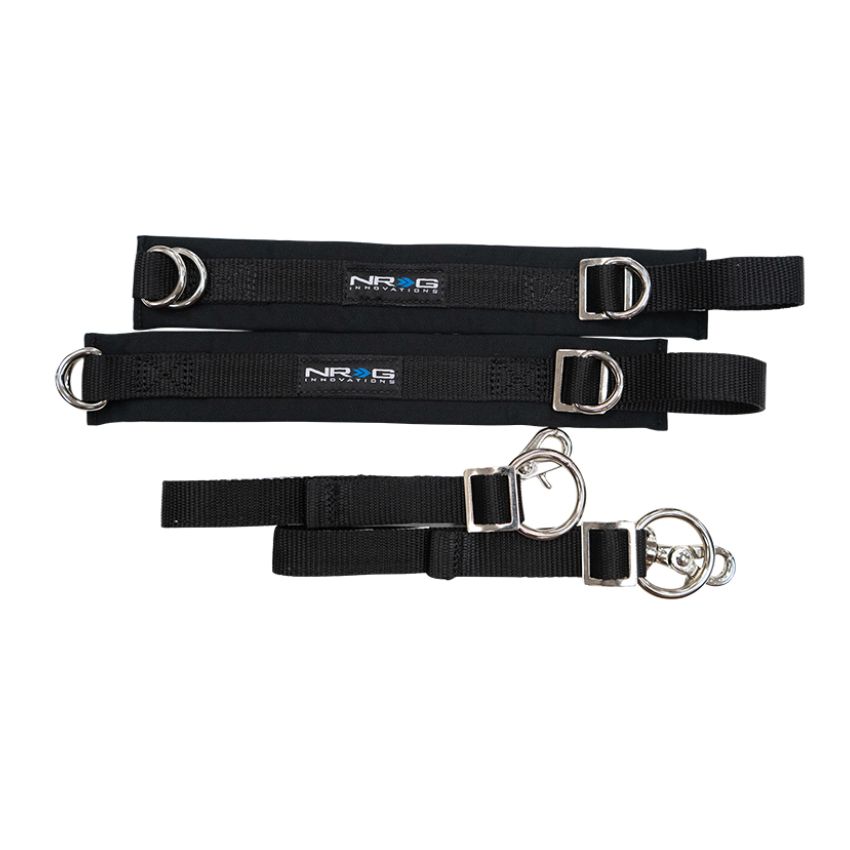 NRG SBH-AR01BK SFI 3.3 Arm Restraints One Pair - Black