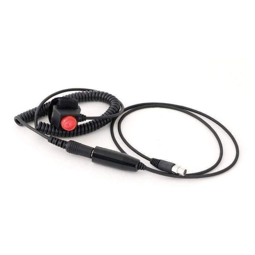 Rugged Radios PTT-CS-3-QD Push to Talk (PTT) 3 Ft. Adapter for PTT-HM-QD and PTT-VM-QD