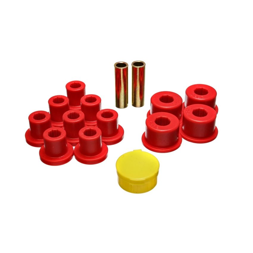 Energy Suspension 6/74-80 MG MGB Red Rear Leaf Spring Bushing Set