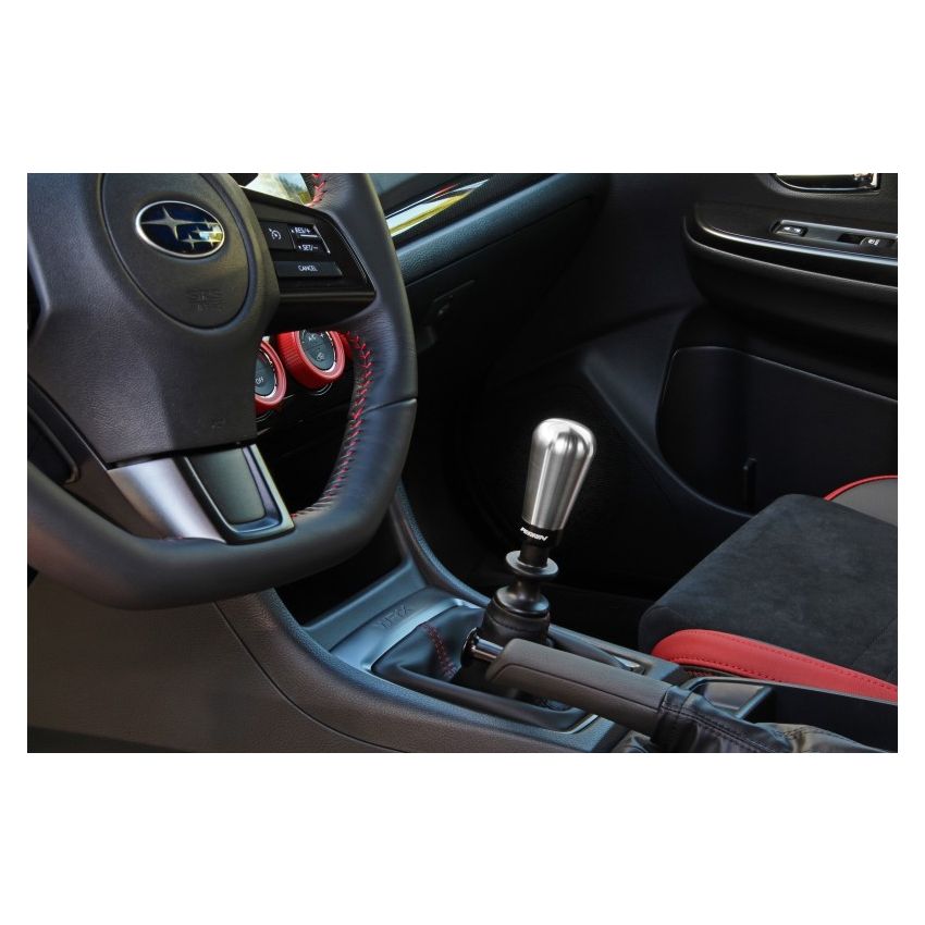 Perrin 15+ WRX w/ Rattle Fix Tapered 1.8in Brushed Stainless Steel Shift Knob
