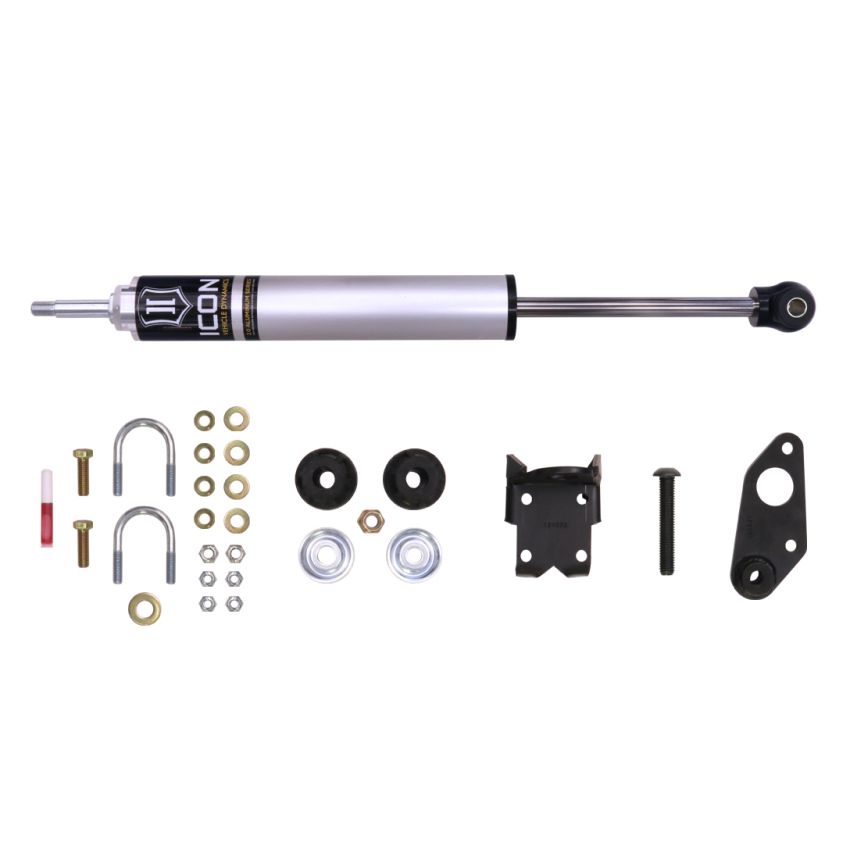 ICON 22018 07-18 Jeep Wrangler JK High-Clearance Steering Stabilizer Kit
