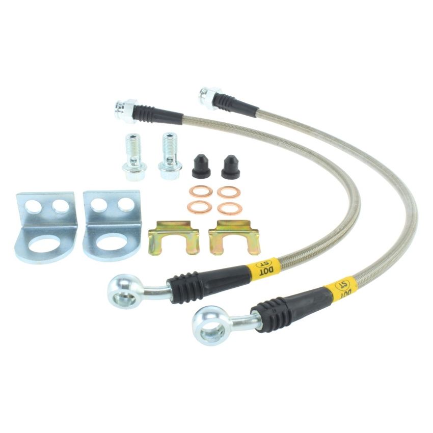 StopTech 06-14 Jeep Grand Cherokee SRT8 Stainless Steel Front Brake Lines