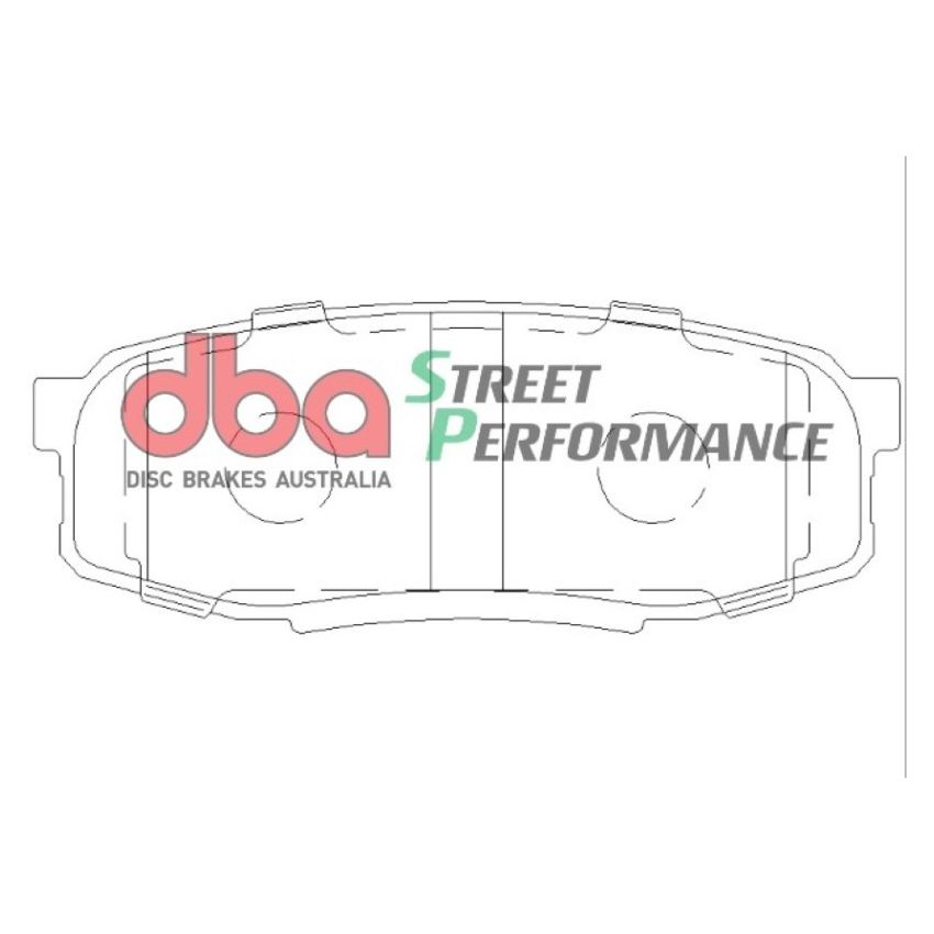 DBA 08-19 Lexus LX570 SP Performance Rear Brake Pads