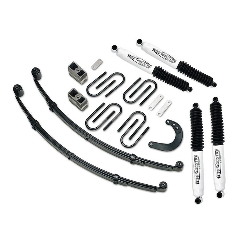 Tuff Country 14723K 73-87 Chevy Truck 3/4 Ton 4wd 4in Heavy Duty Lift Kit (w/ Rear Blocks No Shocks)